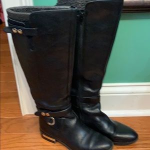 Like new leather tall boots
